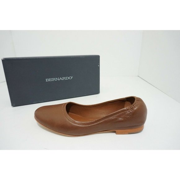 Bernardo Dina Women's Shoes Brown Leather Flats Size US 6 M - Picture 5 of 12